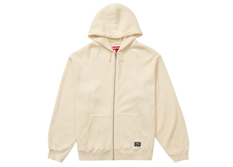 Supreme Hooded Zip Up Thermal Natural