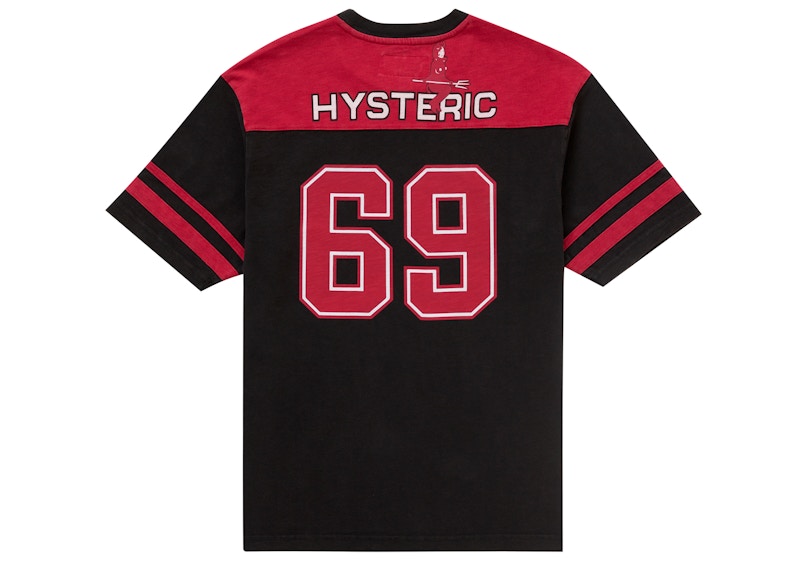Supreme Hysteric Glamour 69 Football Top Black