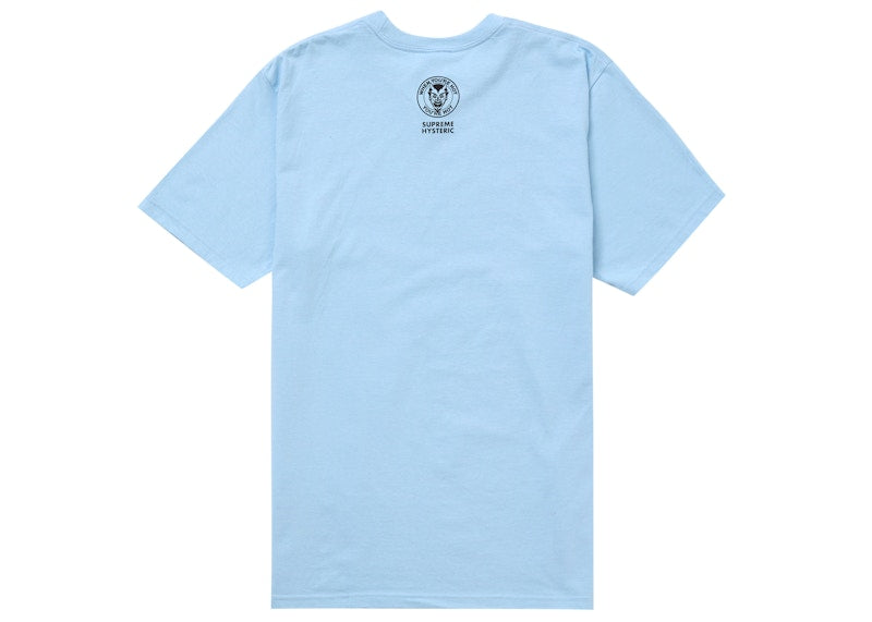 Supreme Hysteric Glamour Fuck Tee Light Blue