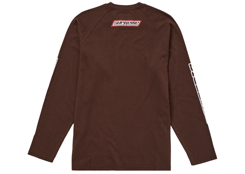 Supreme Hysteric Glamour Mesh L/S Top Brown