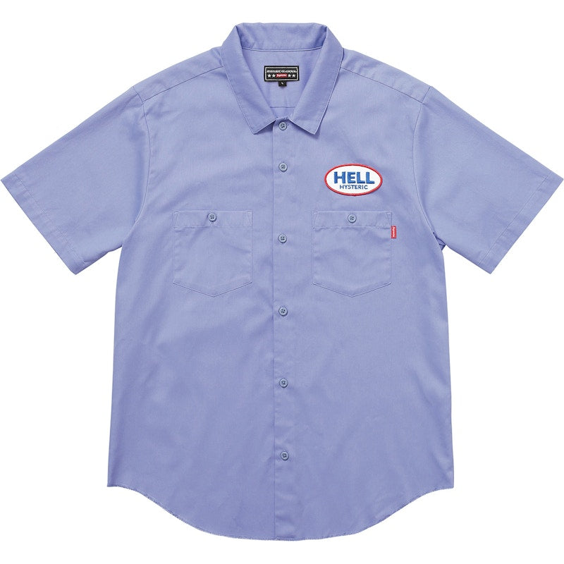Supreme Hysteric Glamour S/S Work Shirt Light Blue
