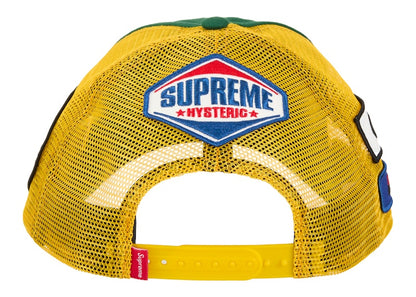 Supreme Hysteric Glamour Vanson Leather Mesh Back 6-Panel Green