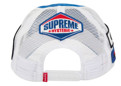 Supreme Hysteric Glamour Vanson Leather Mesh Back 6-Panel Blue