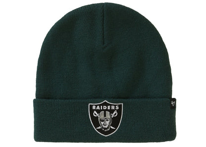 Supreme NFL x Raiders x '47 Beanie Dark Green