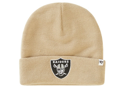 Supreme NFL x Raiders x '47 Beanie Tan