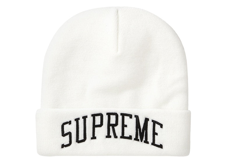 Supreme NFL x Raiders x '47 Beanie White
