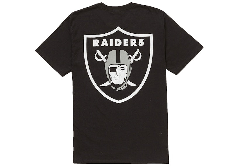Supreme NFL x Raiders x '47 Pocket Tee Black