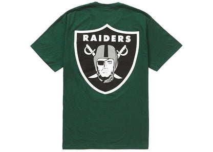 Supreme NFL x Raiders x '47 Pocket Tee Dark Green