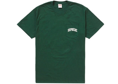 Supreme NFL x Raiders x '47 Pocket Tee Dark Green