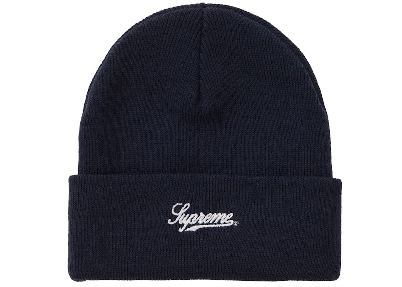 Supreme NY Patch Beanie Navy
