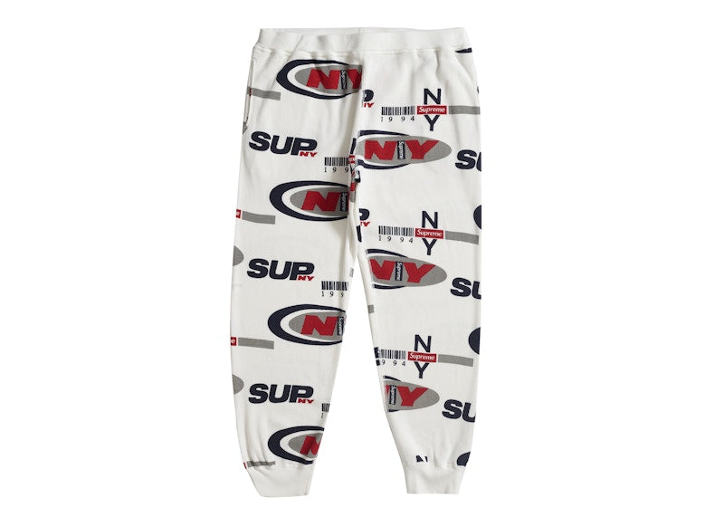 Supreme Supreme NY Waffle Thermal Pant White