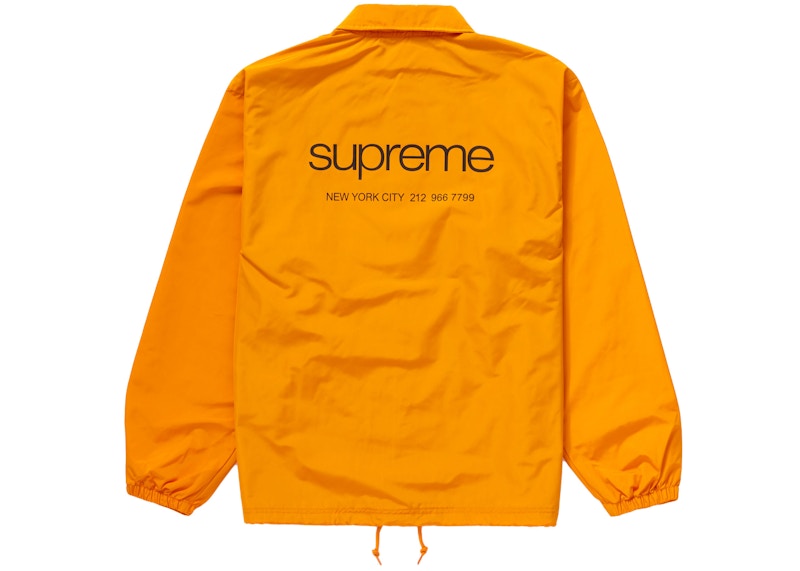 Supreme NYC Coaches Jacket Orange