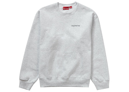 Supreme NYC Crewneck Ash Grey