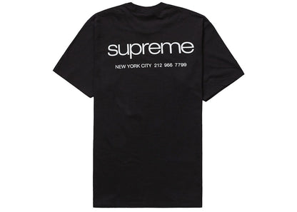 Supreme NYC Tee Black
