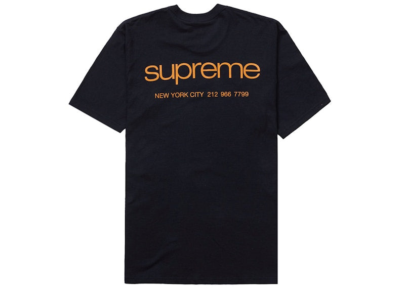 Supreme NYC Tee Navy