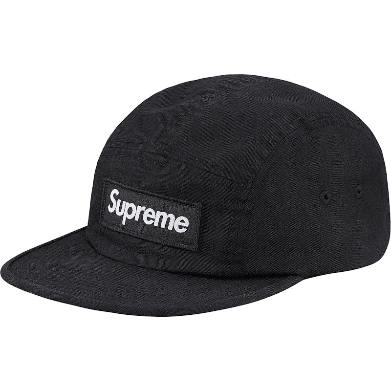 Supreme NYCO Twill Camp Cap Black