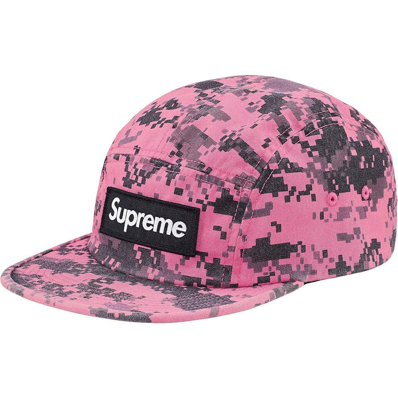 Supreme NYCO Twill Camp Cap Pink Digi Camo