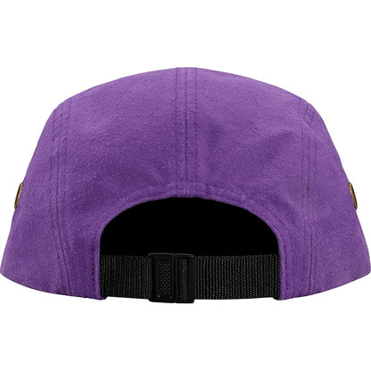 Supreme Napped Canvas Camp Cap Purple