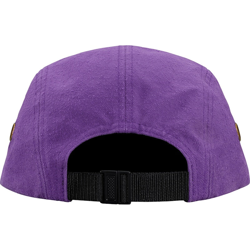 Supreme Napped Canvas Camp Cap Purple