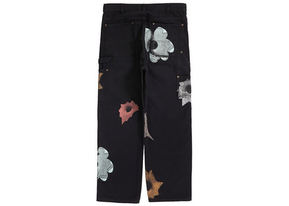 Supreme Nate Lowman Double Knee Painter Pant Black