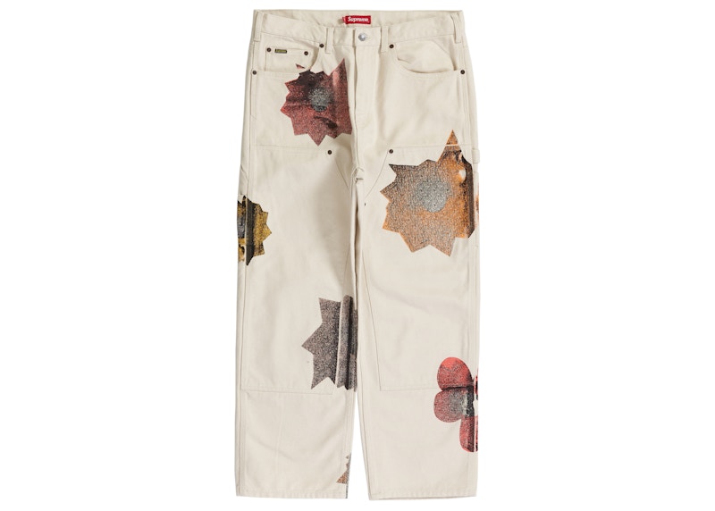 Supreme Nate Lowman Double Knee Painter Pant Natural