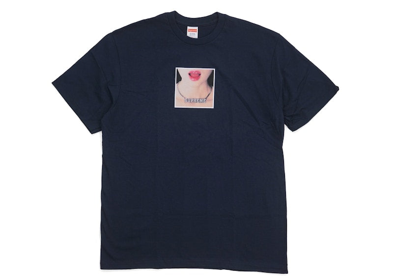 Supreme Necklace Tee Navy