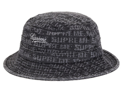 Supreme Needle Punch Denim Crusher Black