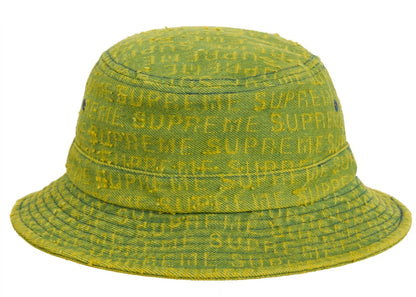 Supreme Needle Punch Denim Crusher Green