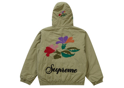 Supreme Needlepoint Hooded Jacket Olive