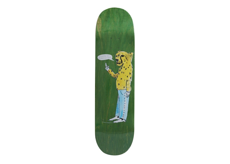 Supreme Neil Blender Cheetah Skateboard Deck Green
