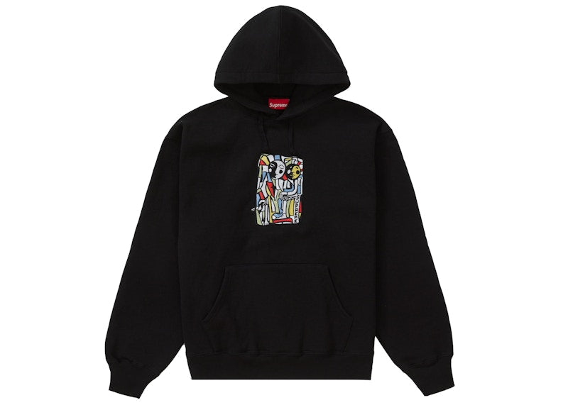 Supreme Neil Blender Mosaic Hooded Sweatshirt Black