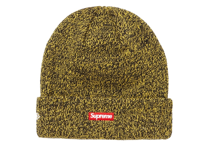 Supreme New Era Arc Logo Beanie Yellow