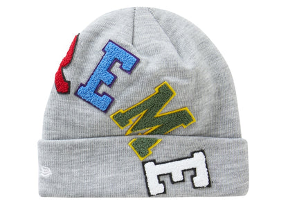 Supreme New Era Big Arc Beanie Heather Grey