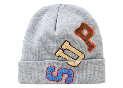 Supreme New Era Big Arc Beanie Heather Grey