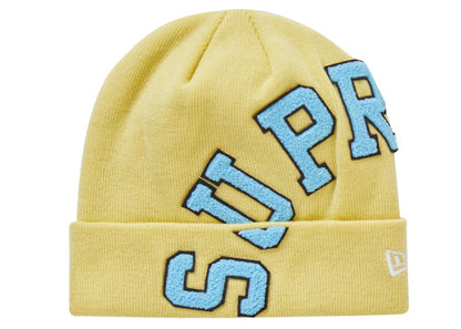 Supreme New Era Big Arc Beanie Light Yellow