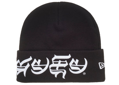 Supreme New Era Blackletter Beanie Black