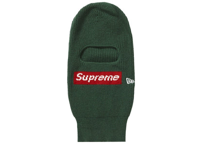 Supreme New Era Box Logo Balaclava Green