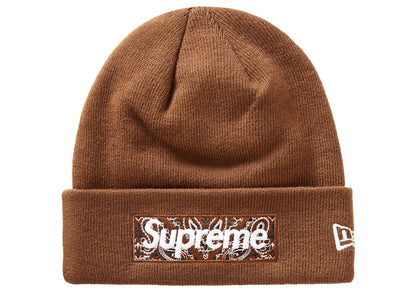 Supreme New Era Box Logo Beanie (FW19) Dark Brown