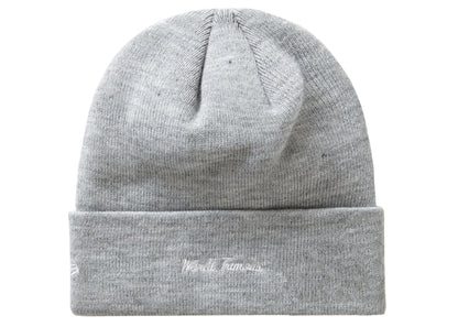 Supreme New Era Box Logo Beanie (FW19) Heather Grey