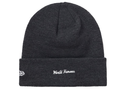 Supreme New Era Box Logo Beanie (FW21) Charcoal