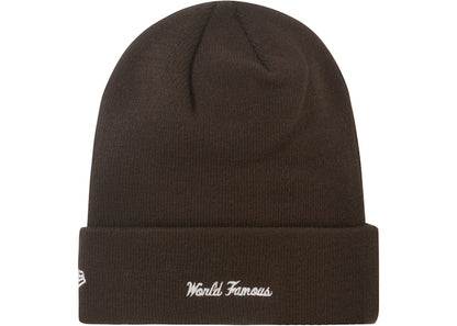 Supreme New Era Box Logo Beanie (FW22) Brown