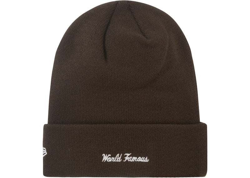 Supreme New Era Box Logo Beanie (FW22) Brown