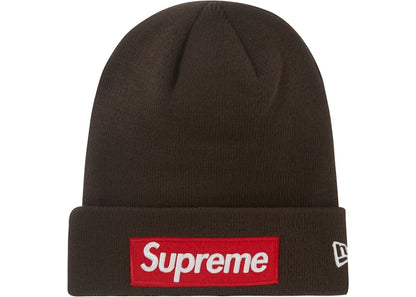 Supreme New Era Box Logo Beanie (FW22) Brown