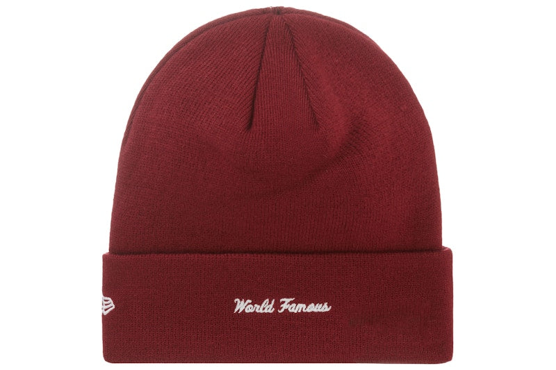 Supreme New Era Box Logo Beanie (FW22) Cardinal