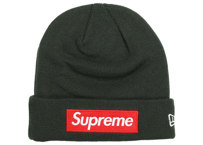 Supreme New Era Box Logo Beanie (FW22) Dark Pine