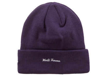 Supreme New Era Box Logo Beanie (FW23) Dark Purple