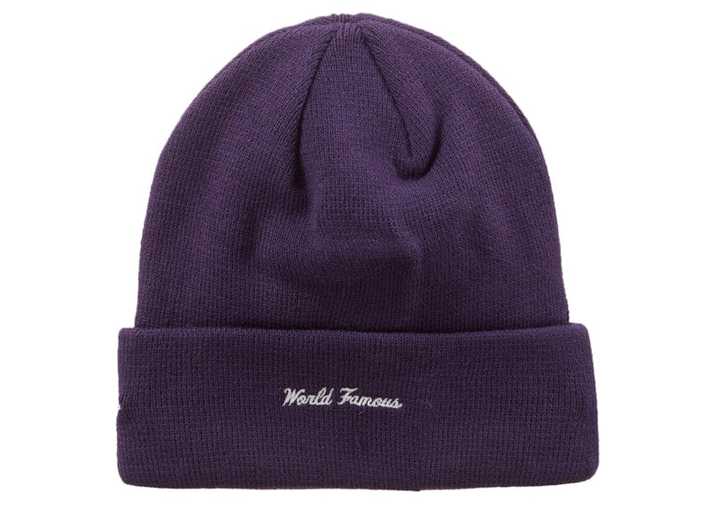Supreme New Era Box Logo Beanie (FW23) Dark Purple