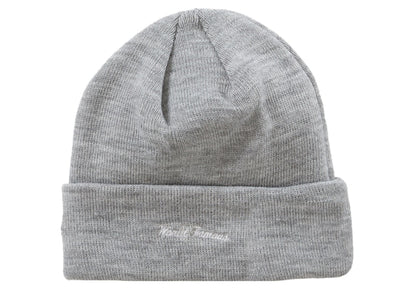 Supreme New Era Box Logo Beanie (FW23) Heather Grey
