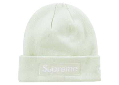 Supreme New Era Box Logo Beanie (FW23) Light Green