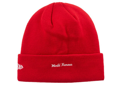 Supreme New Era Box Logo Beanie (FW23) Red